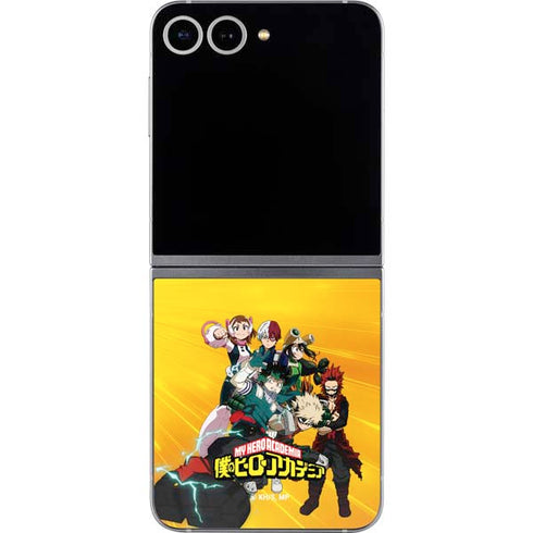 My Hero Academia Deku and Baku Team Season 6 Galaxy Z Flip6 Skin